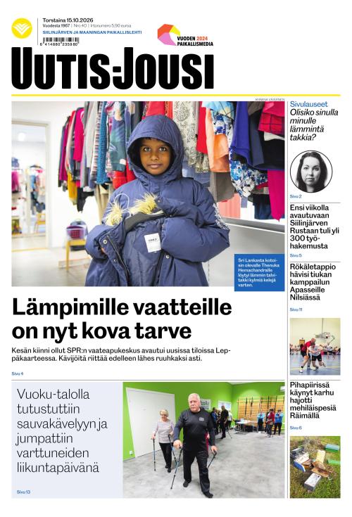 Uutis-Jousi 15.10.2026