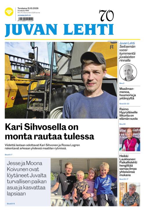 Juvan lehti 15.10.2026