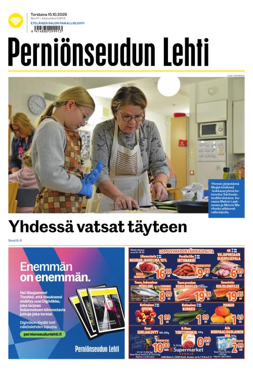 Perniönseudun Lehti 15.10.2026