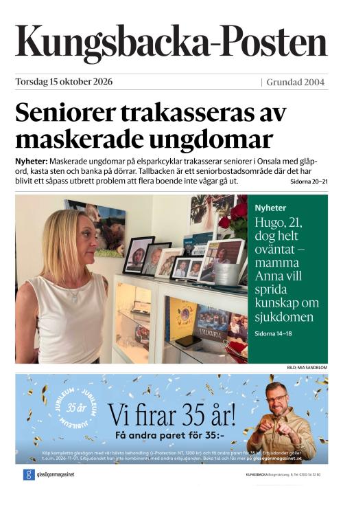 Kungsbacka-Posten 15.10.2026