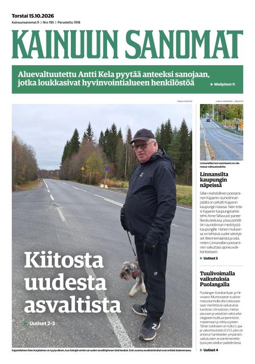 Kainuun Sanomat 15.10.2026