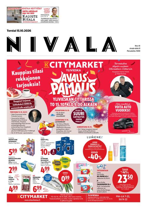Nivala-lehti 15.10.2026