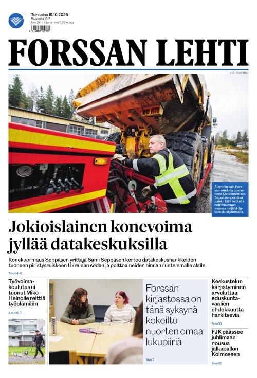 Forssan Lehti 15.10.2026