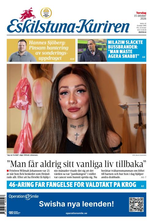Eskilstuna-Kuriren 15.10.2026