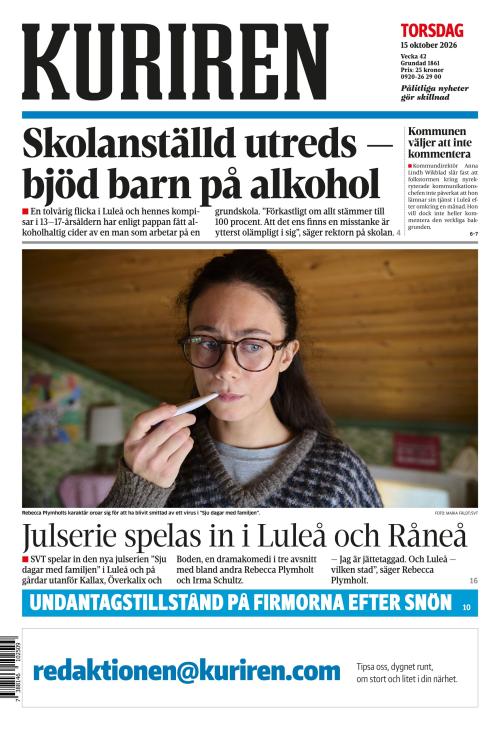 Norrbottens-kuriren 15.10.2026