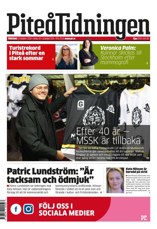 Piteå-Tidningen 15.10.2026