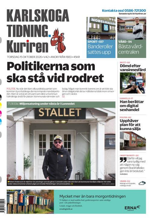 Karlskoga Tidning-Kuriren 15.10.2026