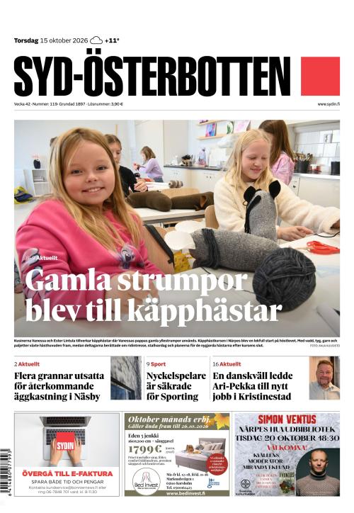 Syd-Österbotten 15.10.2026