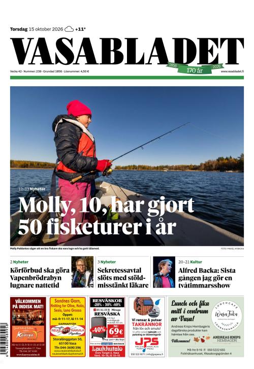 Vasabladet 15.10.2026