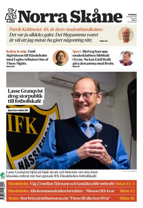 Norra Skåne 15.10.2026