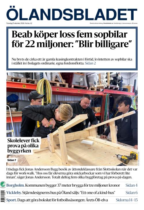 Ölandsbladet 15.10.2026