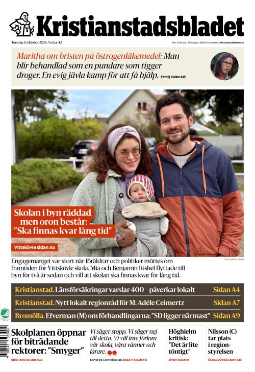 Kristianstadsbladet 15.10.2026