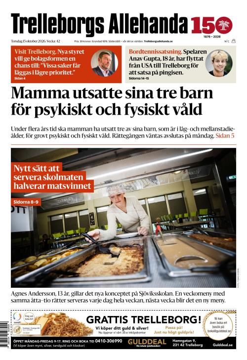 Trelleborgs Allehanda 15.10.2026