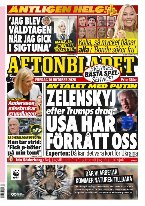 Aftonbladet 16.10.2026