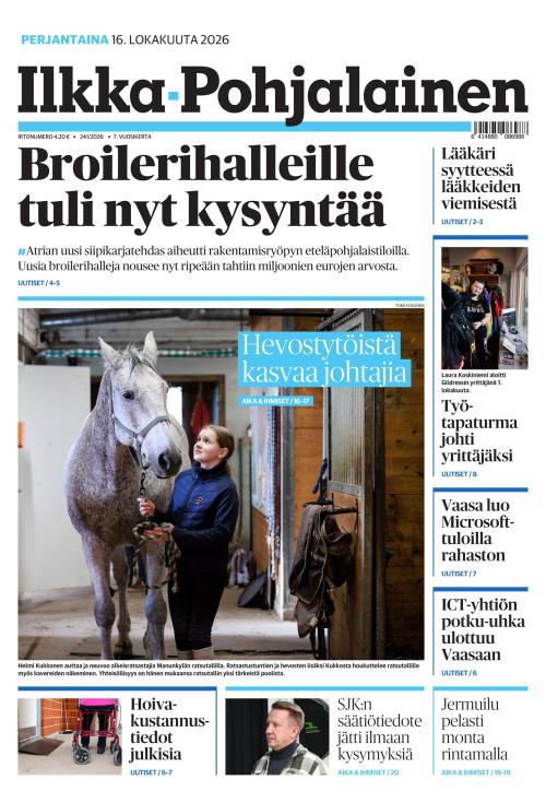 Ilkka-Pohjalainen 16.10.2026