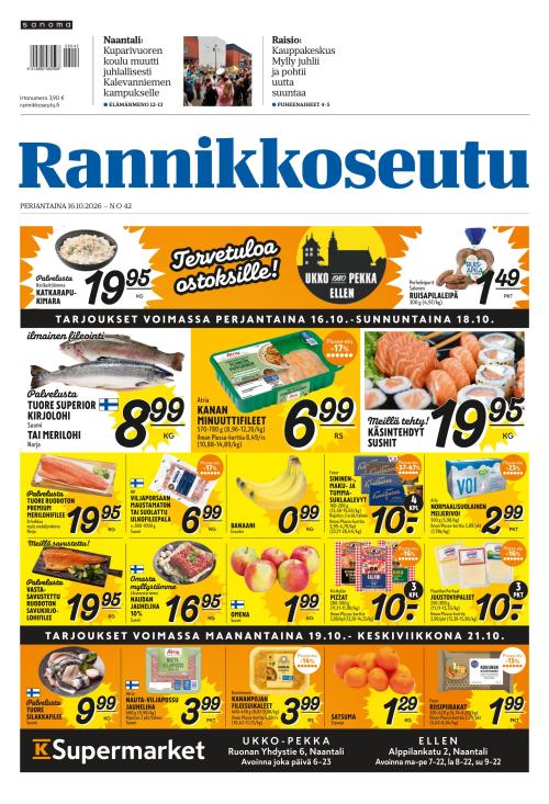 Rannikkoseutu 16.10.2026