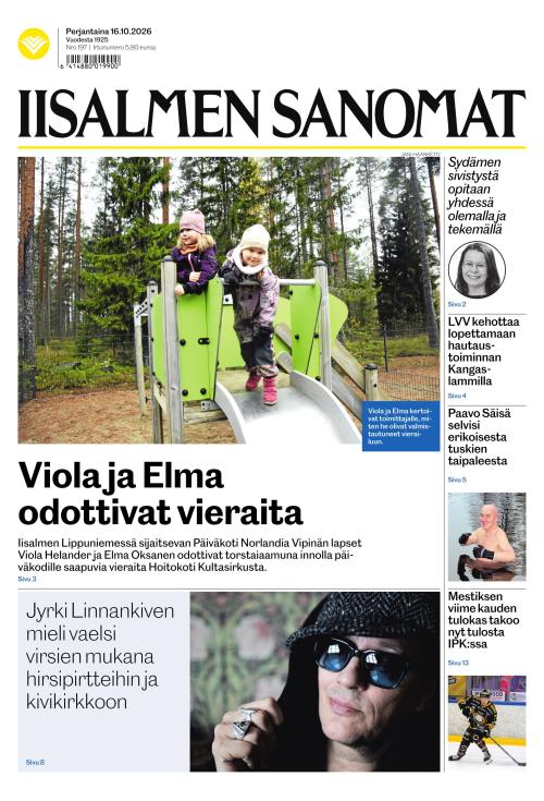 Iisalmen Sanomat 16.10.2026