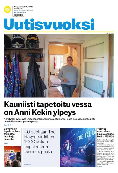 Uutisvuoksi 16.10.2026