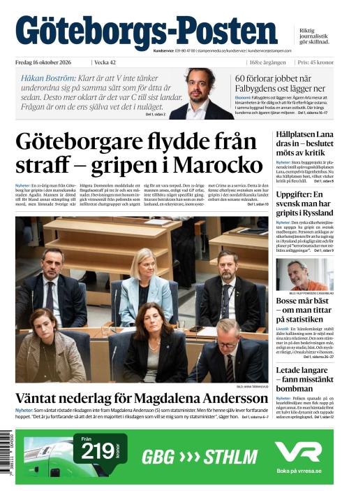 Göteborgs-Posten 16.10.2026