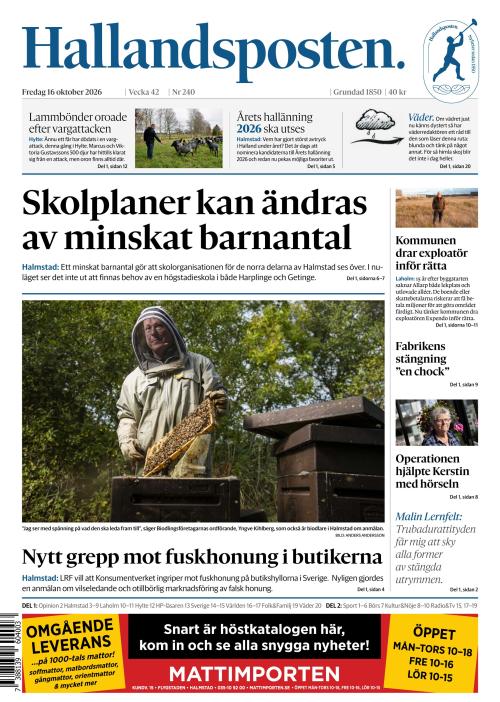 Hallandsposten 16.10.2026