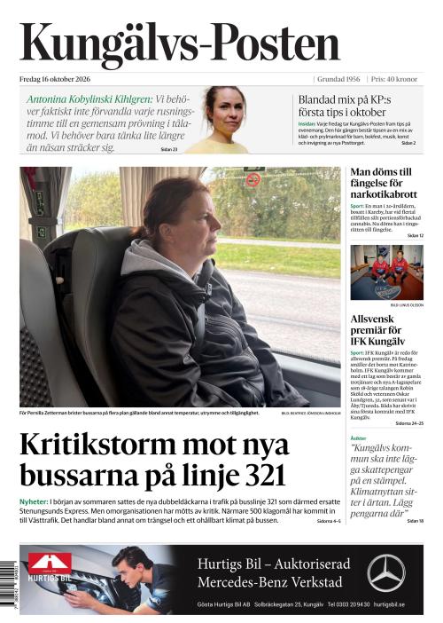 Kungälvs-Posten 16.10.2026