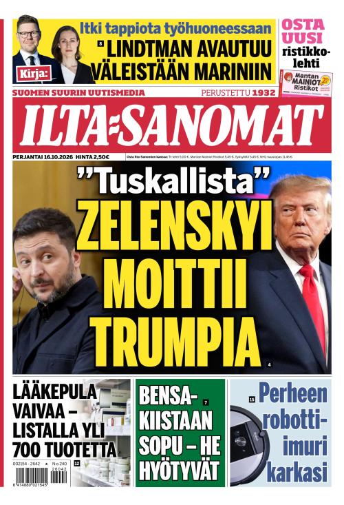 Ilta-Sanomat 16.10.2026