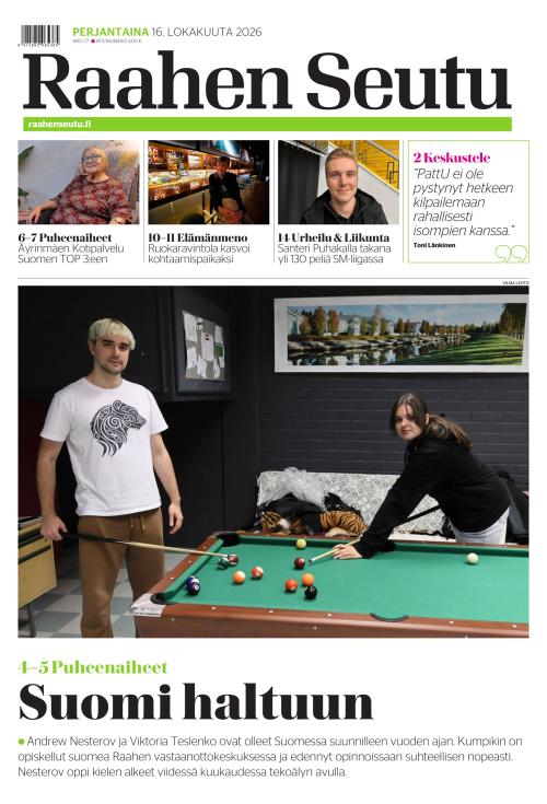 Raahen Seutu 16.10.2026