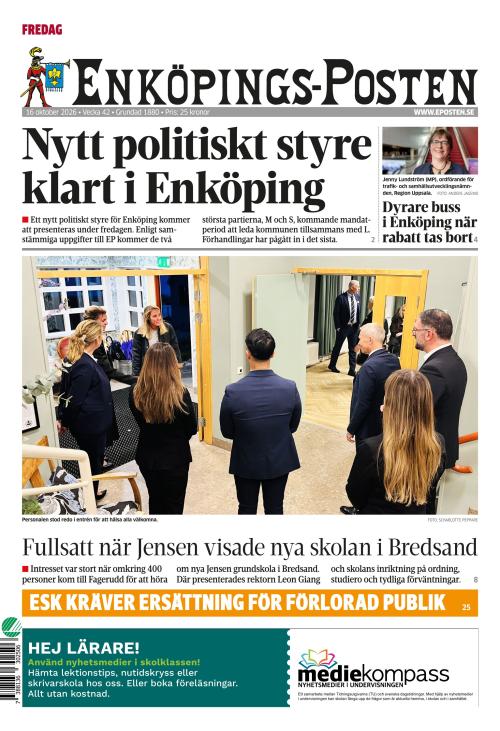 Enköpings-Posten 16.10.2026
