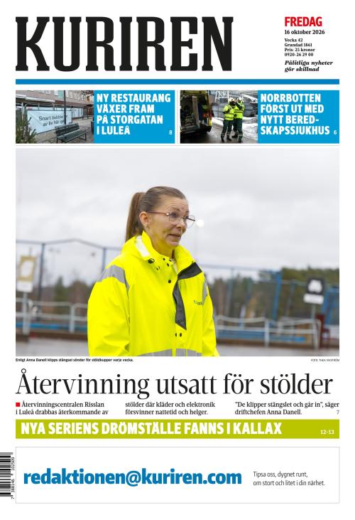 Norrbottens-kuriren 16.10.2026