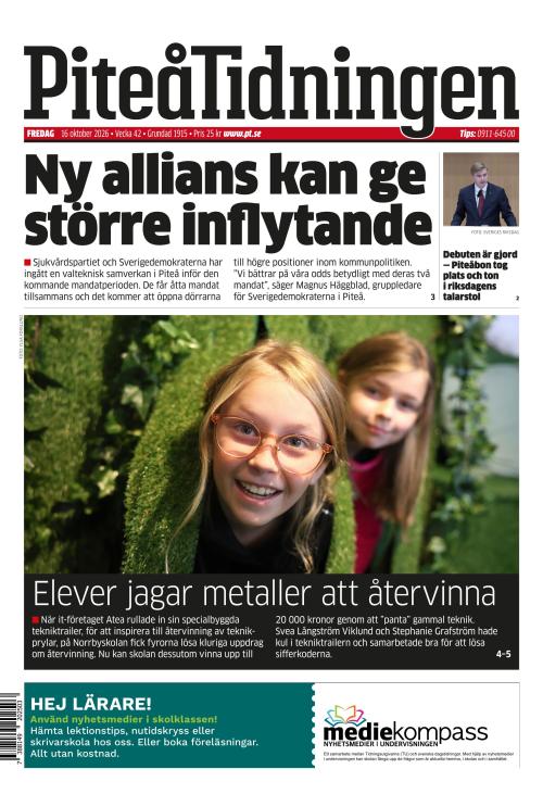 Piteå-Tidningen 16.10.2026