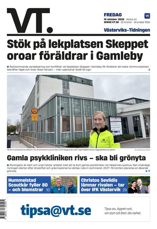 Västerviks-Tidningen 16.10.2026
