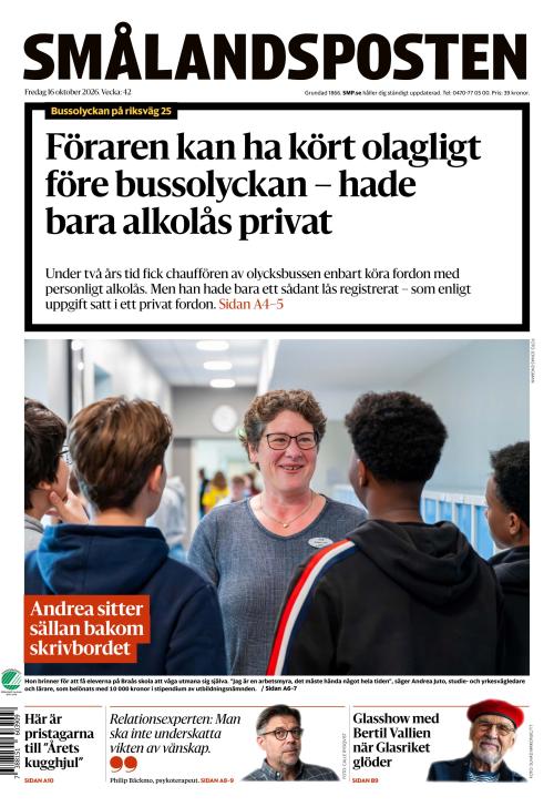 Smålandsposten 16.10.2026