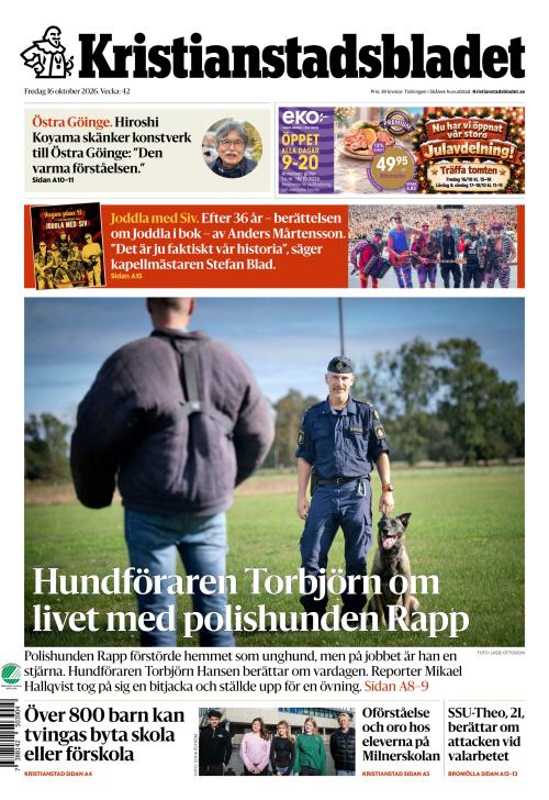 Kristianstadsbladet 16.10.2026
