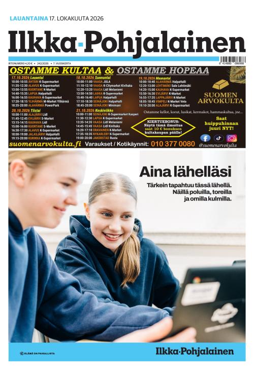 Ilkka-Pohjalainen 17.10.2026