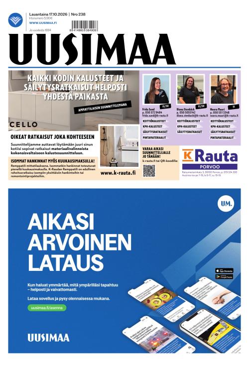 Uusimaa 17.10.2026