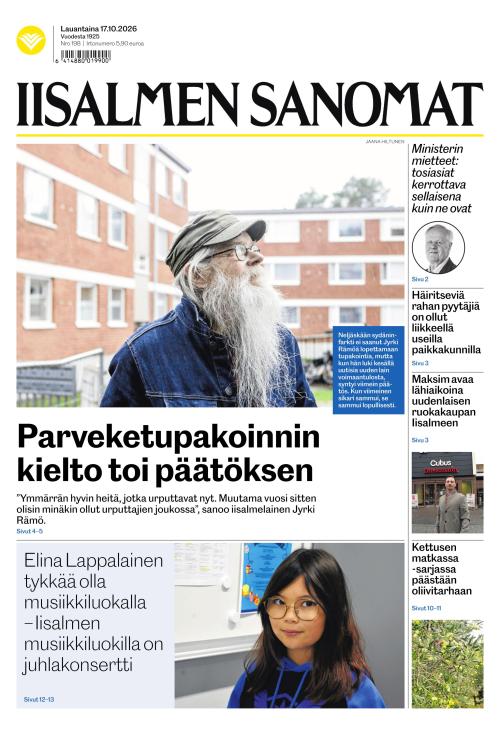 Iisalmen Sanomat 17.10.2026