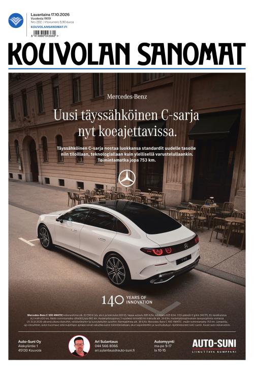 Kouvolan Sanomat 17.10.2026