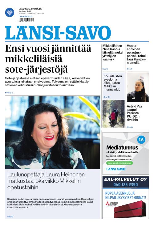 Länsi-Savo 17.10.2026