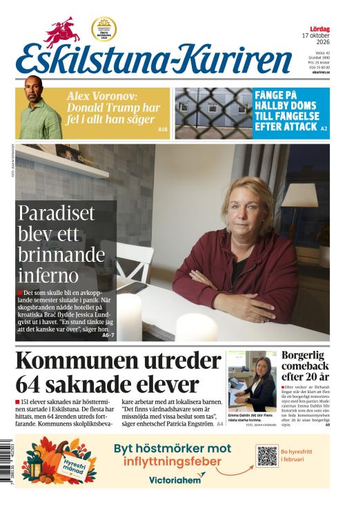 Eskilstuna-Kuriren 17.10.2026