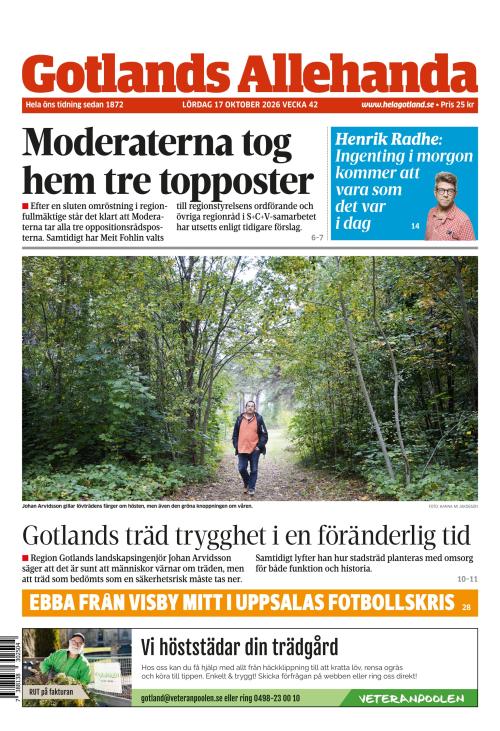 Gotlands Allehanda 17.10.2026