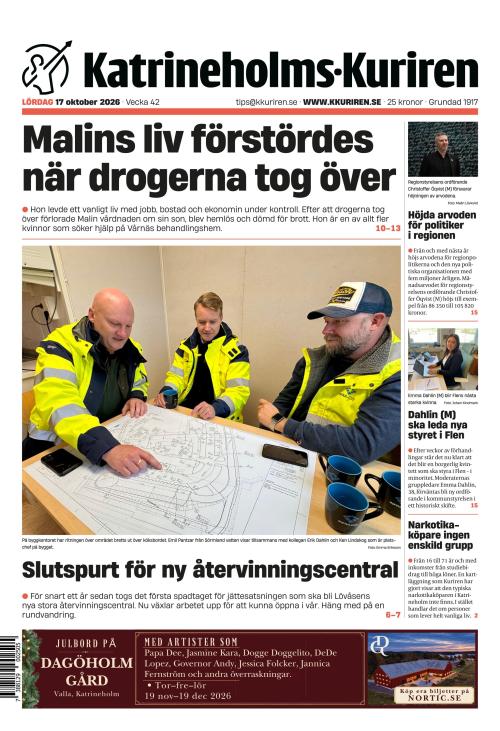 Katrineholms-Kuriren 17.10.2026