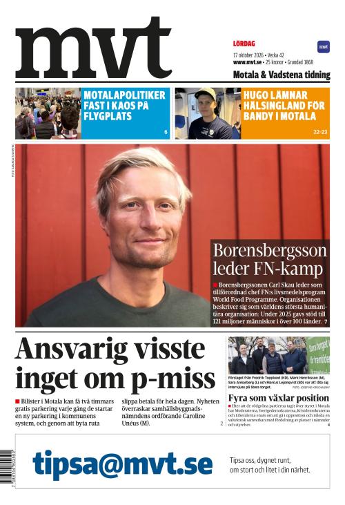 Motala Vadstena Tidning 17.10.2026