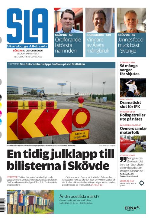 Skaraborgs Allehanda 17.10.2026