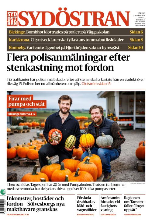 Sydöstran 17.10.2026