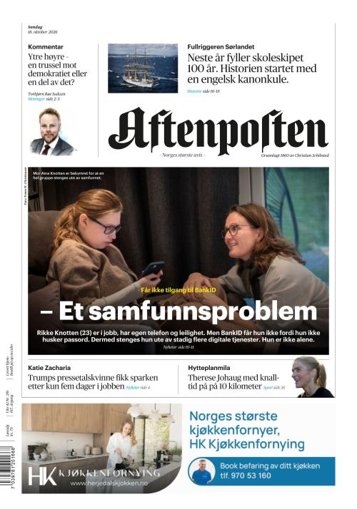 Aftenposten 18.10.2026