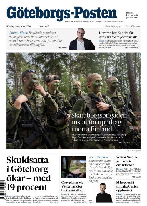 Göteborgs-Posten 18.10.2026