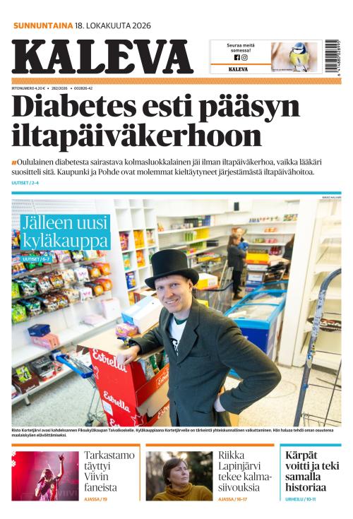 Kaleva 18.10.2026