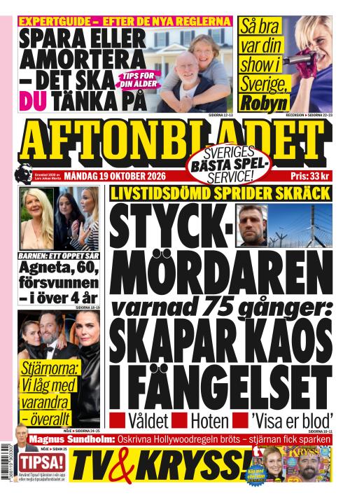 Aftonbladet 19.10.2026