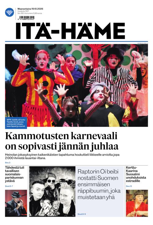 Itä-Häme 19.10.2026