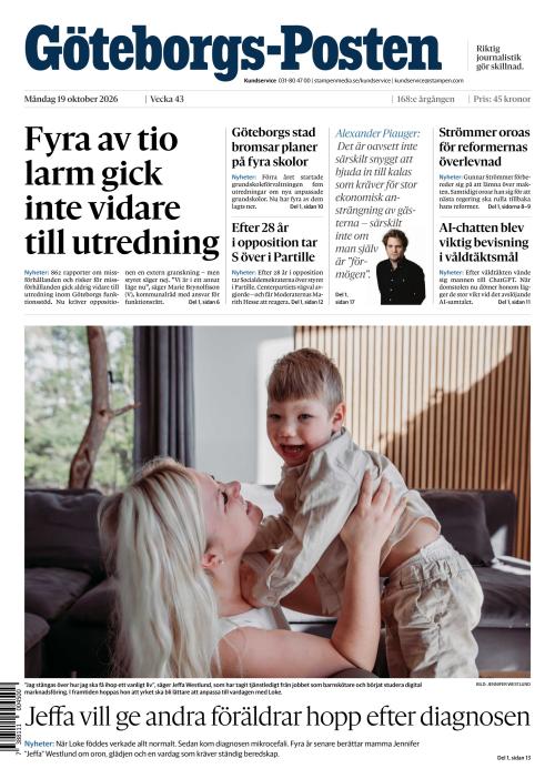 Göteborgs-Posten 19.10.2026
